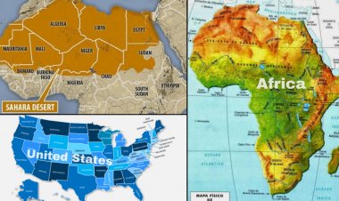Africa’s Sahara Desert is more times bigger than United States of America
